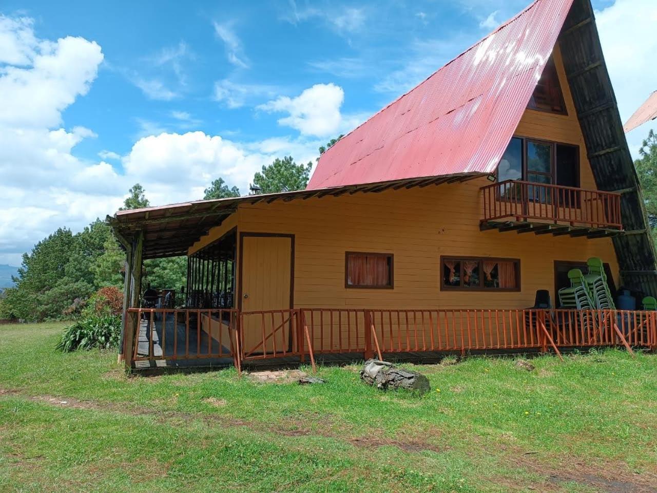 Chalets Amarelo Suesca Exterior foto